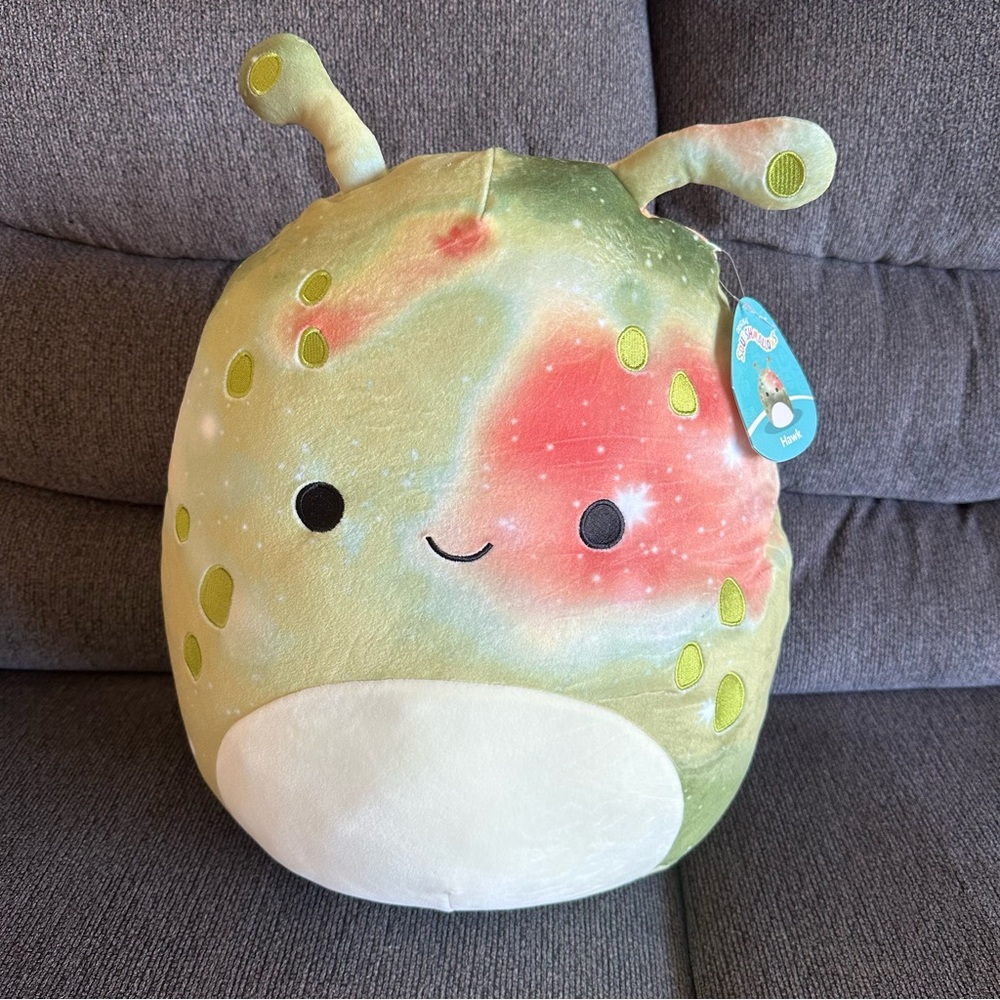 NWT Squishmallow Hawk 16 inch Alien Rare HTF